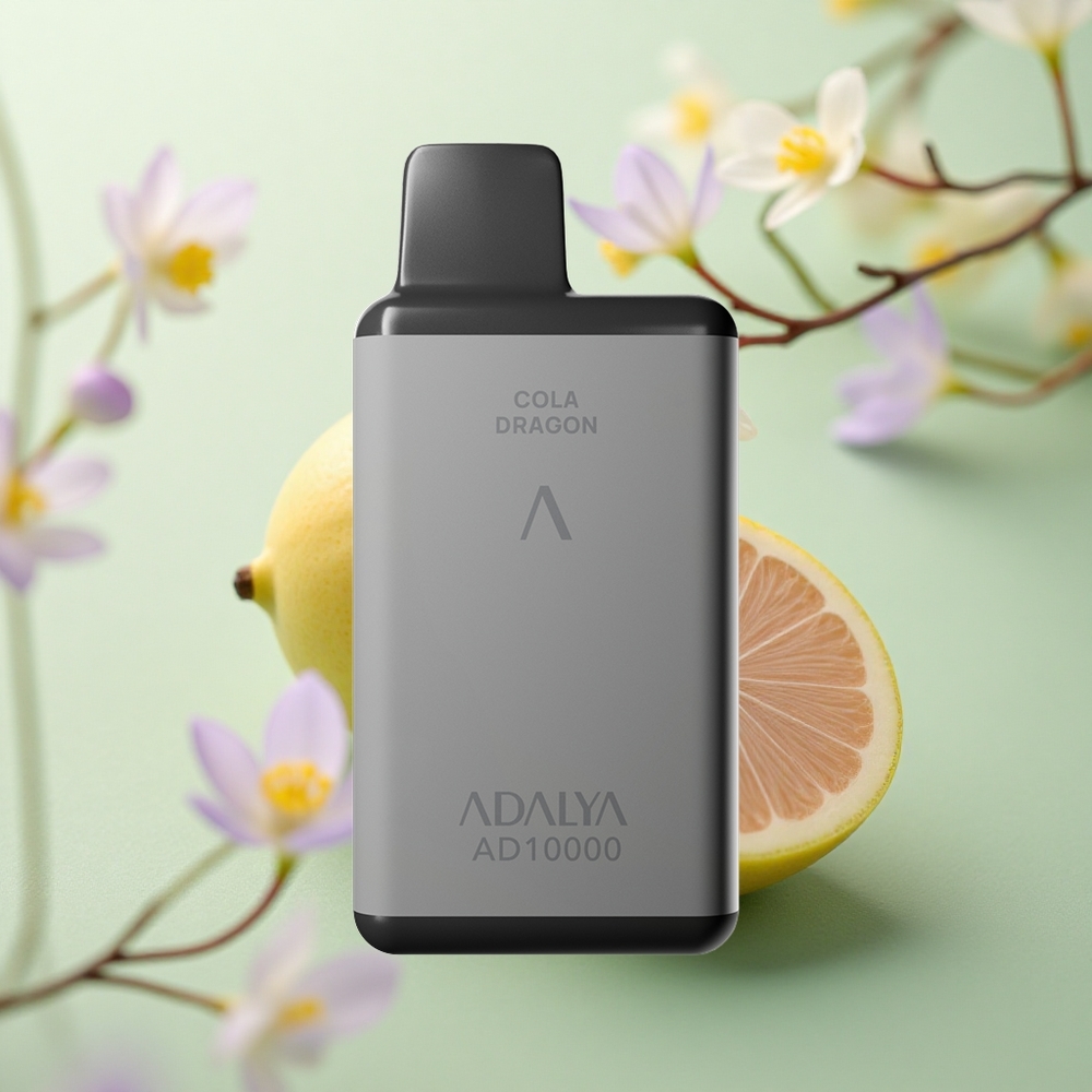 Adalya AD 10000 Hawaii Space Gray Rechargeable USB-C 650mAh