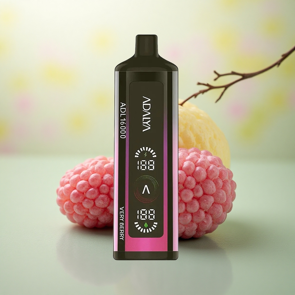 Adalya ADL 16000 PRO Very Berry Smart Mesh Coil USB-C Rechargeable