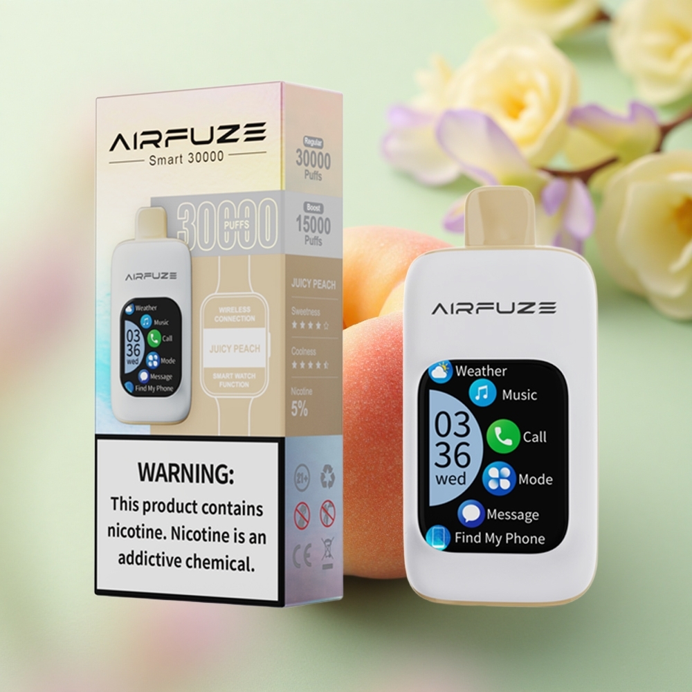 AirFuze Smart 30000 Juicy Peach Touch 900mAh 5% Nicotine