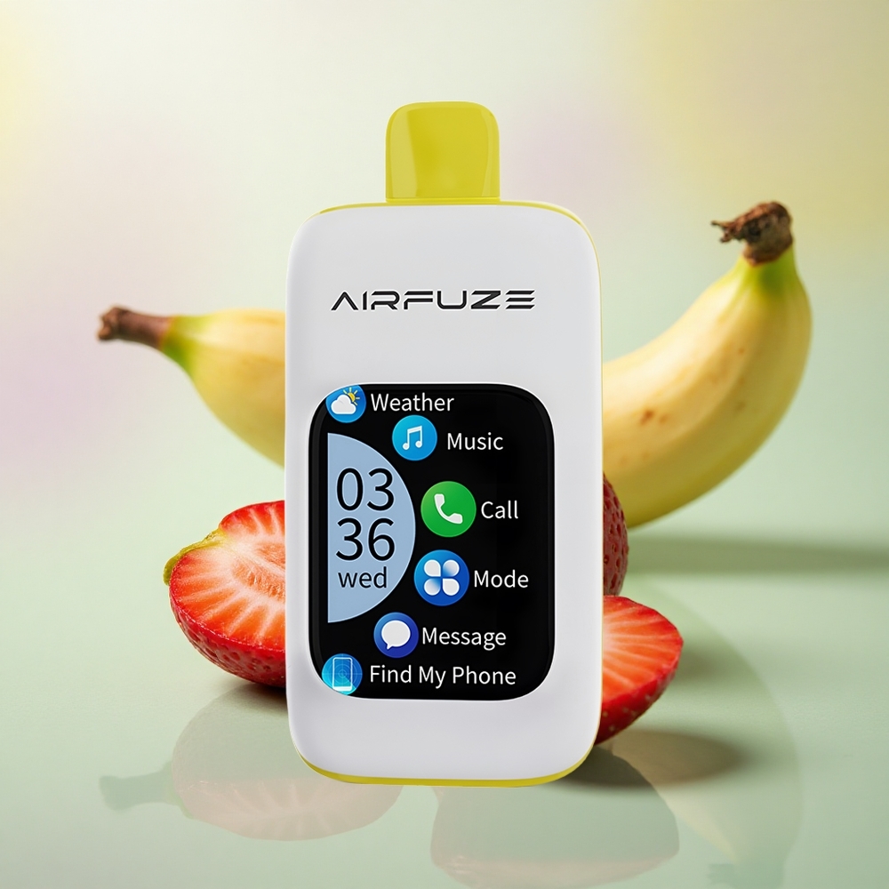 AirFuze Smart 30000 Strawberry Banana 5% Nicotine 900mAh Type-C