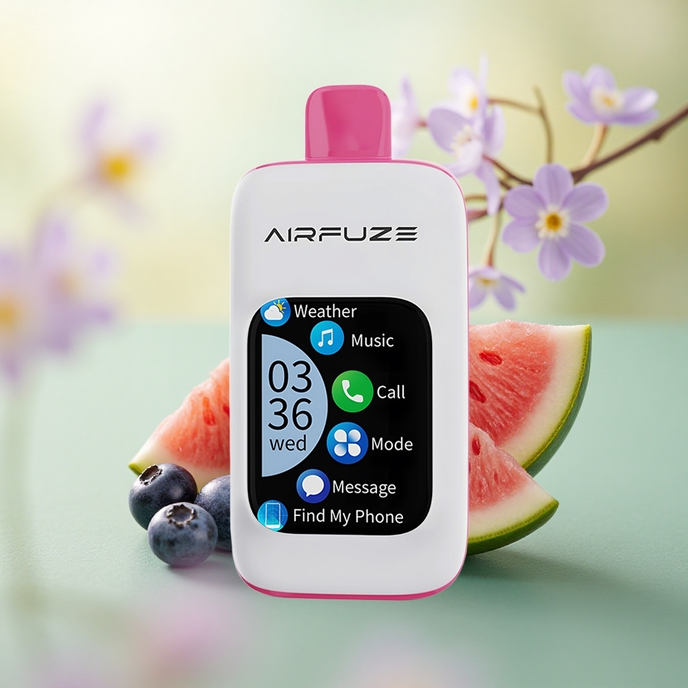 AirFuze Smart Pro 40000 Blueberry Watermelon Rechargeable 900mAh Nicotine 2% 5% Wireless Music