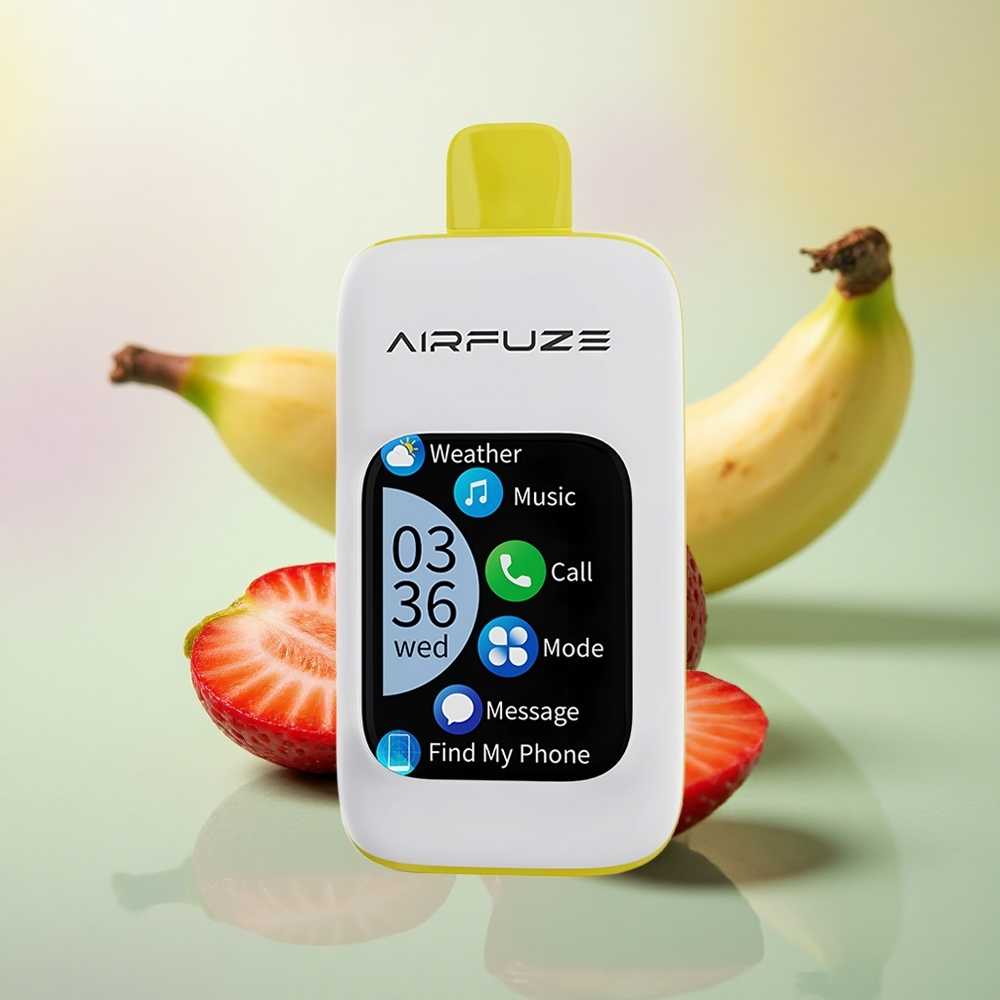 AirFuze Smart Pro 40000 Strawberry Banana 900mAh 20ML 5% Nicotine
