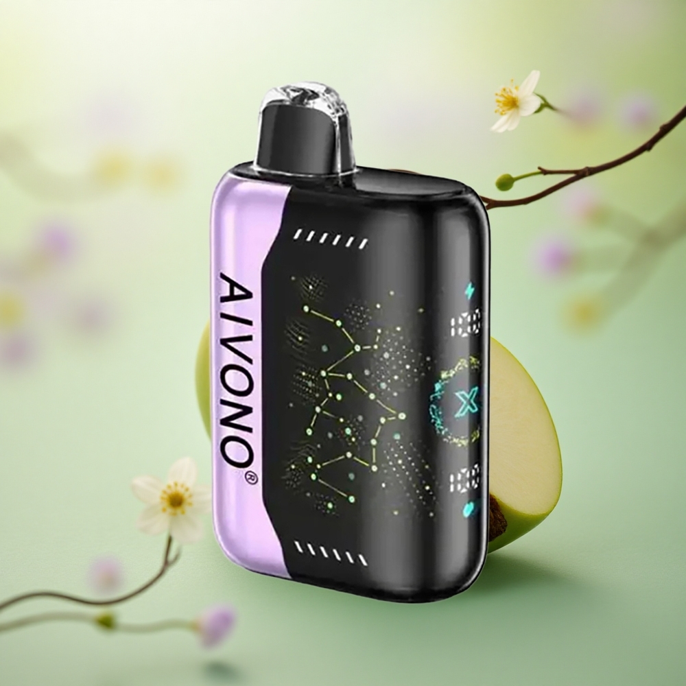 Aivono Aim Boom 25000 Green Apple Grape 0% Nicotine 650mAh Type-C