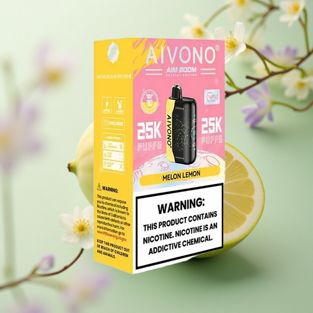 Aivono Aim Boom 25000 Melon Lemon 650mAh 0% Nicotine