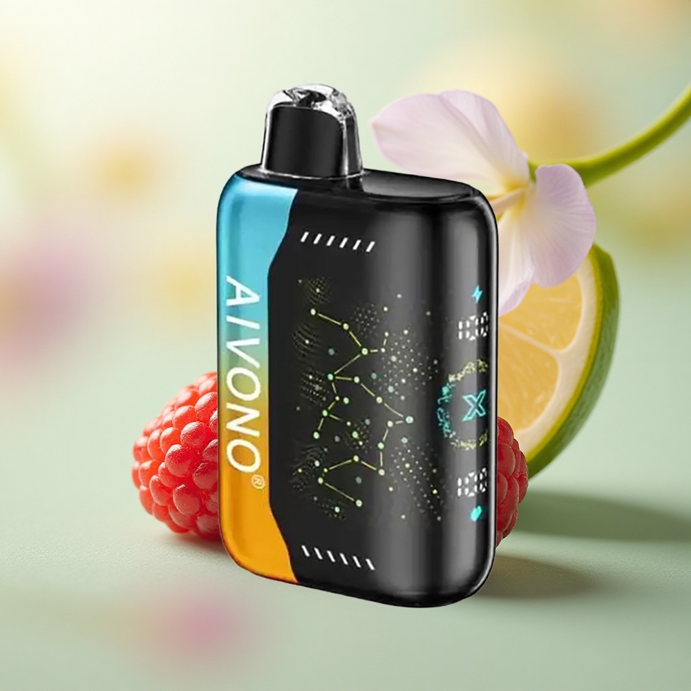 Aivono Aim Boom 25000 Raspberry Peach Lime Zero Nicotine 650mAh