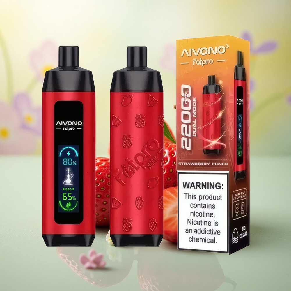 Aivono Aim Fatpro 22000 Strawberry Punch 5% Nicotine 600mAh