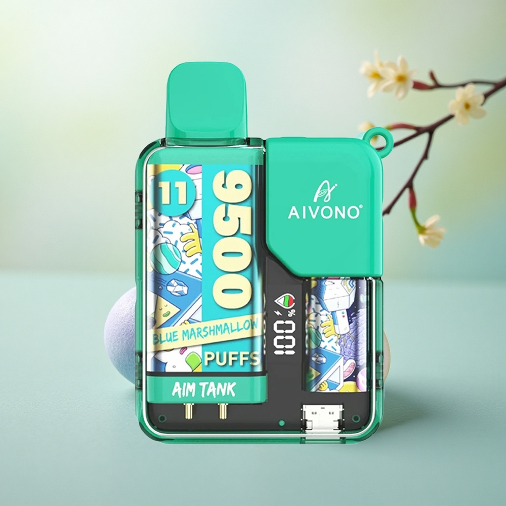 Aivono Aim Tank 9500 Blue Marshmallow 18ml 650mAh 5% Nicotine