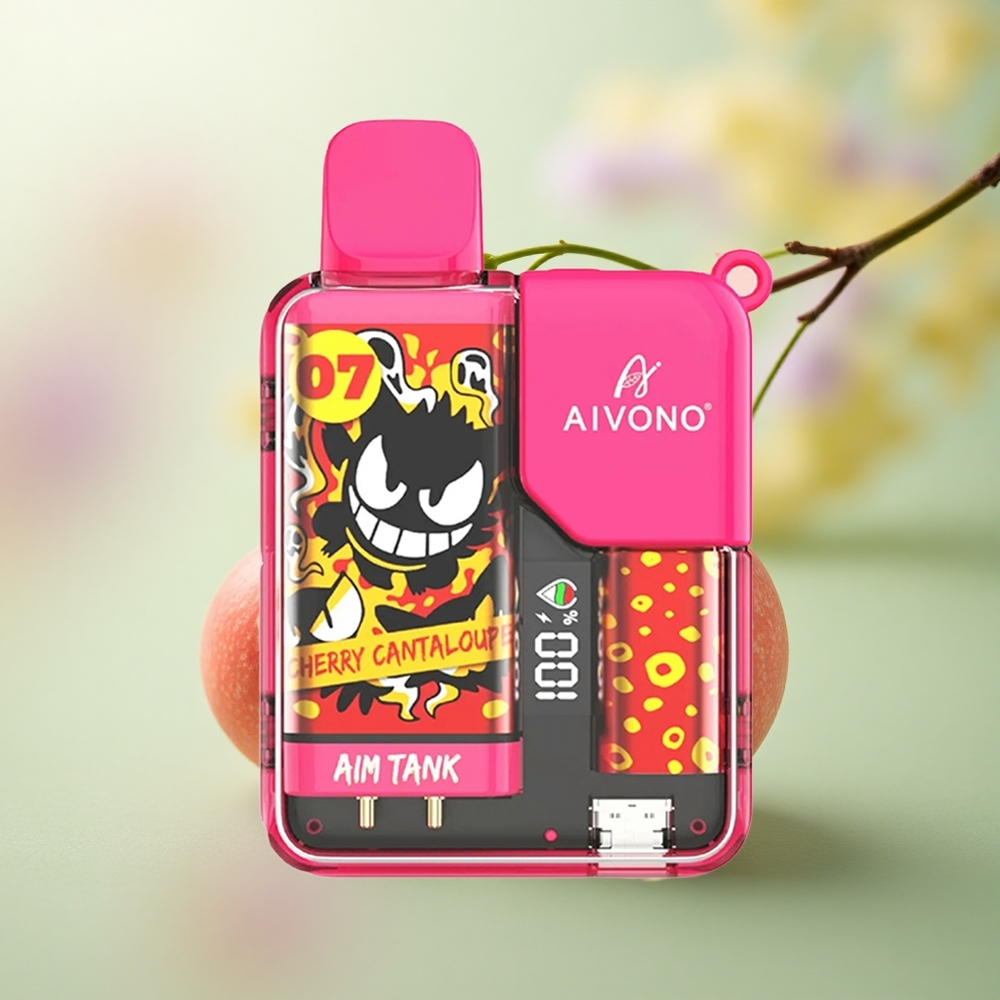 Aivono Aim Tank 9500 Cherry Cantaloupe 650mAh 5% Nicotine