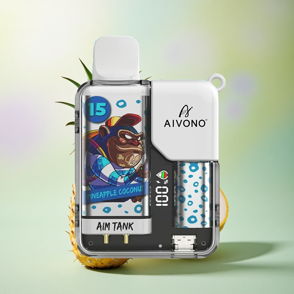 Aivono Aim Tank 9500 Pineapple Coconut 650mAh 5% Nicotine