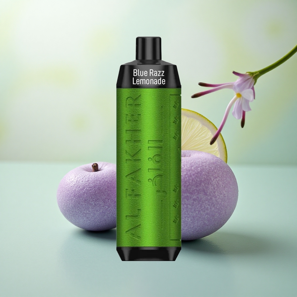 Al Fakher Crown Bar 8000 Crystal Blue Razz Lemonade 600mAh 5mg Nicotine