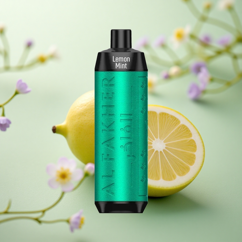 Al Fakher Crown Bar 8000 Crystal Lemon Mint 600mAh 18mL 5mg Nicotine