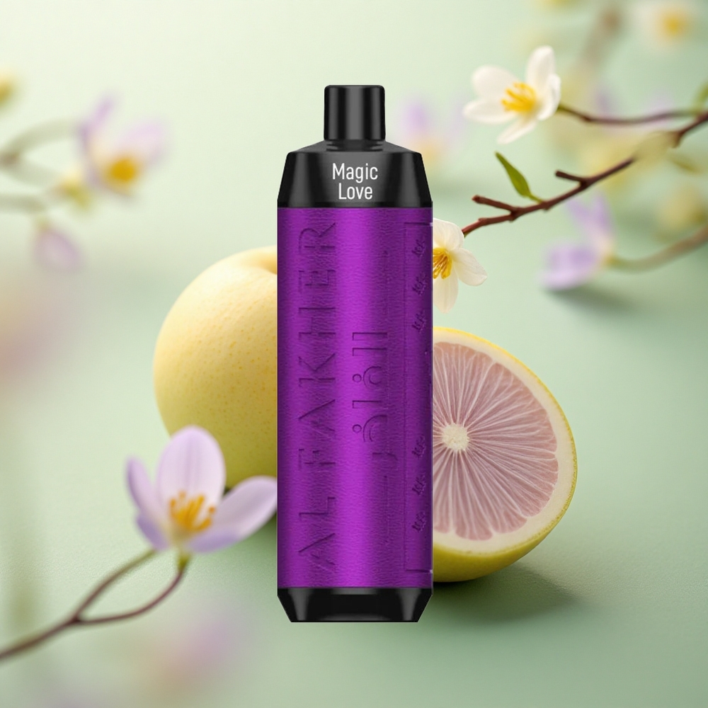 Al Fakher Crown Bar 8000 Crystal Magic Love Disposable Vape with 600mAh Battery and 5mg Nicotine