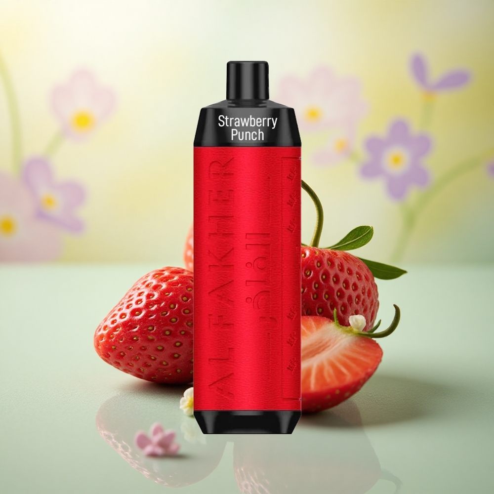 Al Fakher Crown Bar 8000 Crystal Strawberry Punch 600mAh 5mg Nicotine