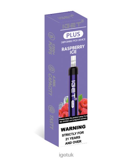 IGET Vape Discount Plus Raspberry Ice R4J2L39