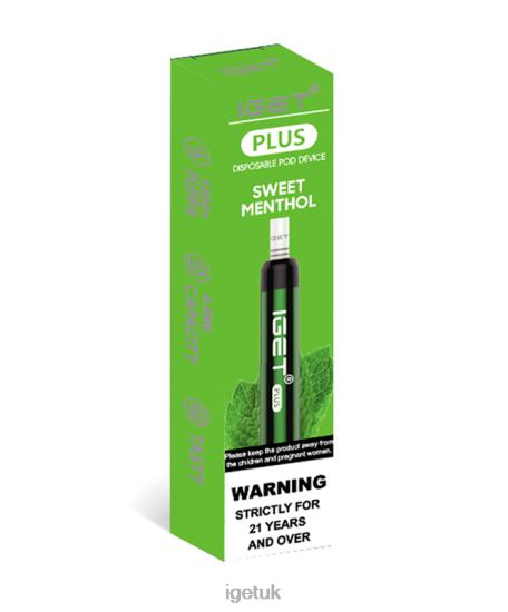 IGET Bar UK Plus Sweet Menthol R4J2L42