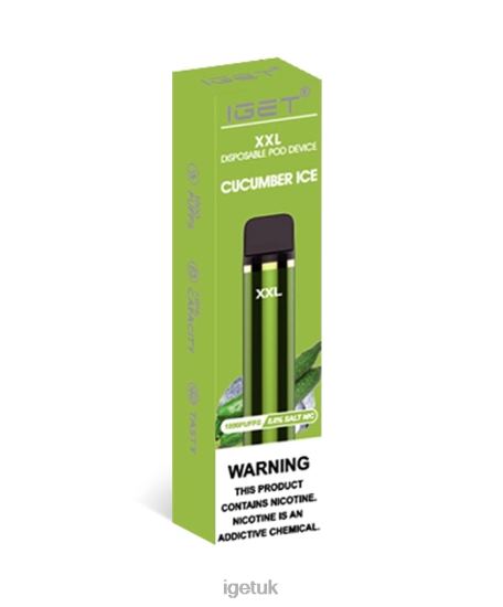 IGET Vape UK XXL Cucumber Ice R4J2L53