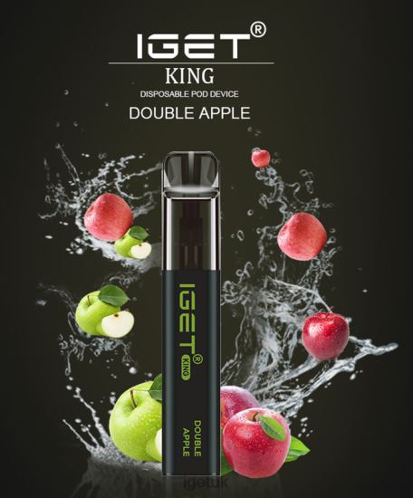 IGET Sale KING - 2600 PUFFS Double Apple R4J2L524