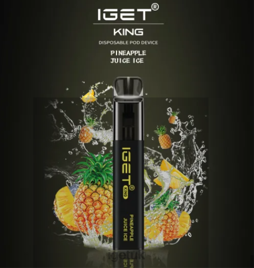 IGET Wholesale KING - 2600 PUFFS Pineapple Juice Ice R4J2L599