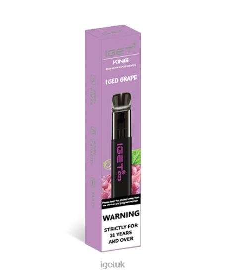 IGET Vape UK King Iced Grape R4J2L103