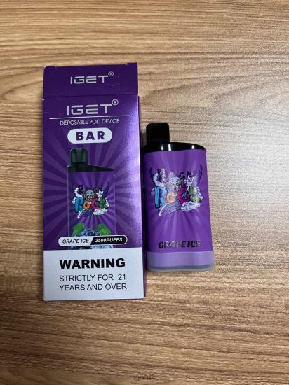 IGET Sale Bar 3500 Puffs Grape Ice R4J2L300