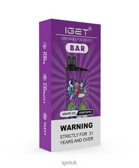 IGET Vape Discount Bar Grape Ice R4J2L159