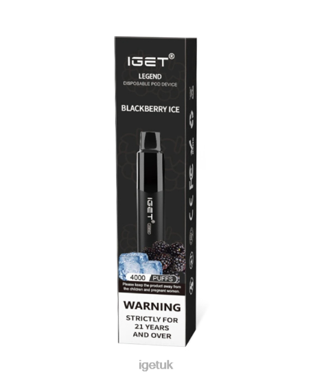 IGET Vape Discount Legend Blackberry Ice R4J2L179