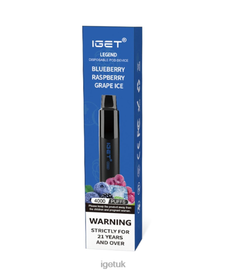 IGET UK Legend Blueberry Raspberry Grape Ice R4J2L181
