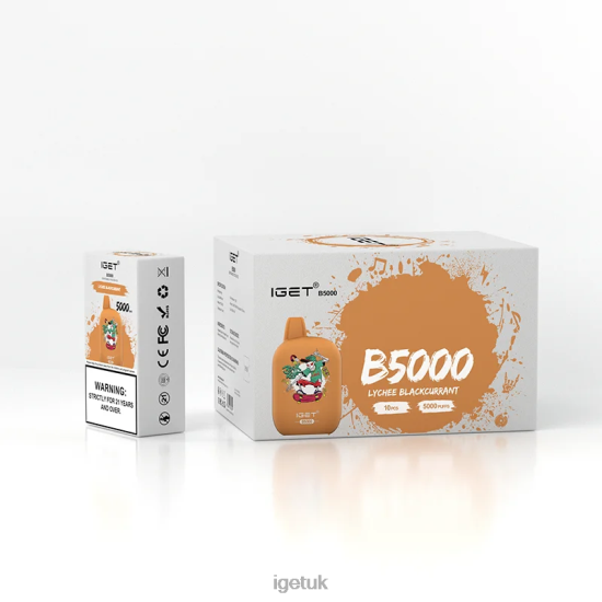 IGET Vape Discount B5000 Lychee Blackcurrant R4J2L309