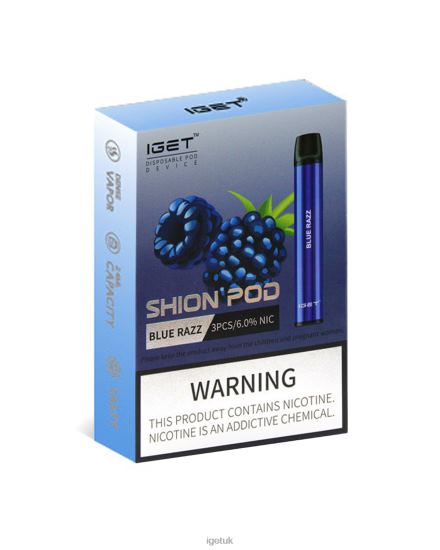 IGET Wholesale 3 x Shion Blue Razz R4J2L5