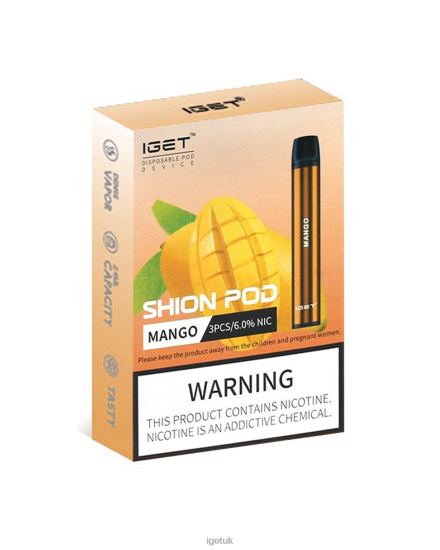 IGET Vape Discount 3 x Shion Mango R4J2L19