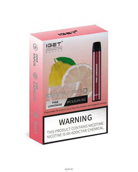 IGET Wholesale 3 x Shion Pink Lemonade R4J2L25